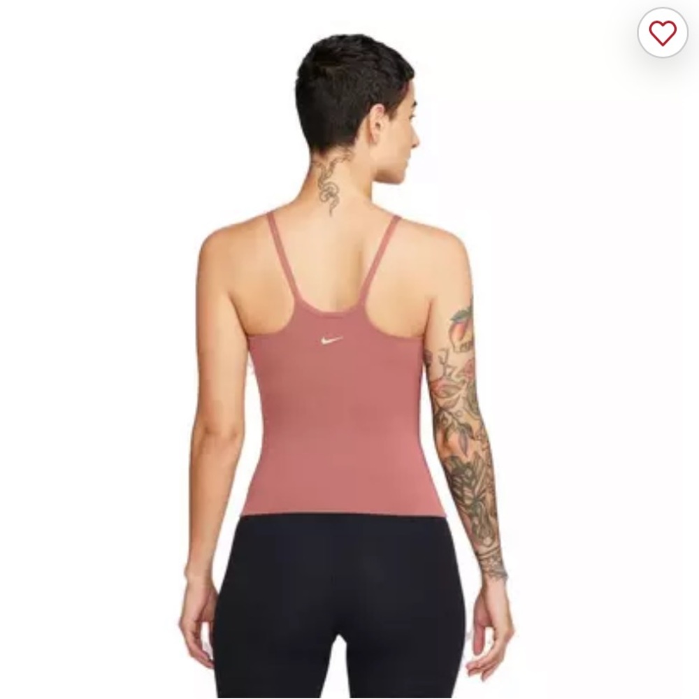 NWT Nike Zenvy InfinaSoft Essentials DRI FIT Spaghetti strap high neck Tank Top